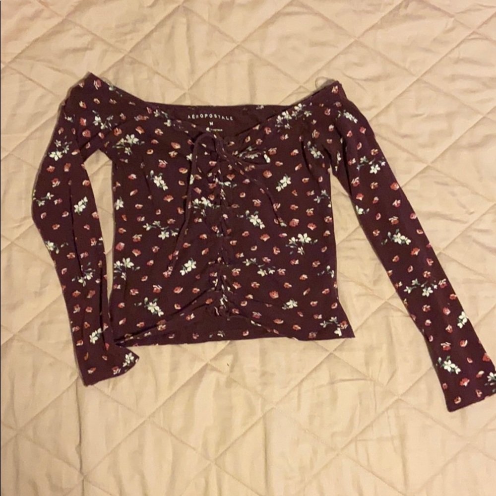 Off the Shoulder Long Sleeve
